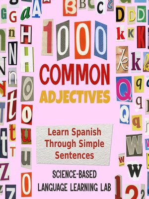 cover image of 1000 Common Adjectives